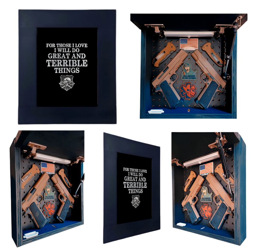 For Those I Love Deluxe Gun Concealment Picture Frame