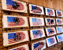 Load image into Gallery viewer, Charred We The People American Flag Concealment Wall Art
